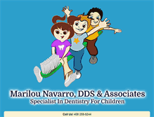 Tablet Screenshot of dentistry4kids.us